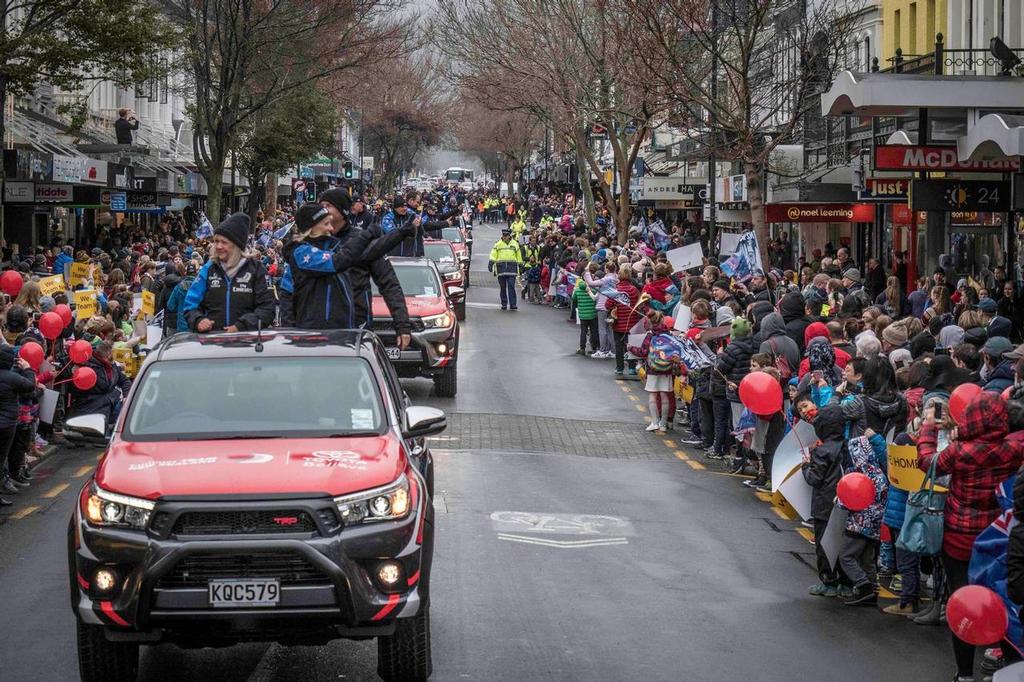 Emirates Team New Zealand parade in Dunedin © Emirates Team New Zealand http://www.etnzblog.com