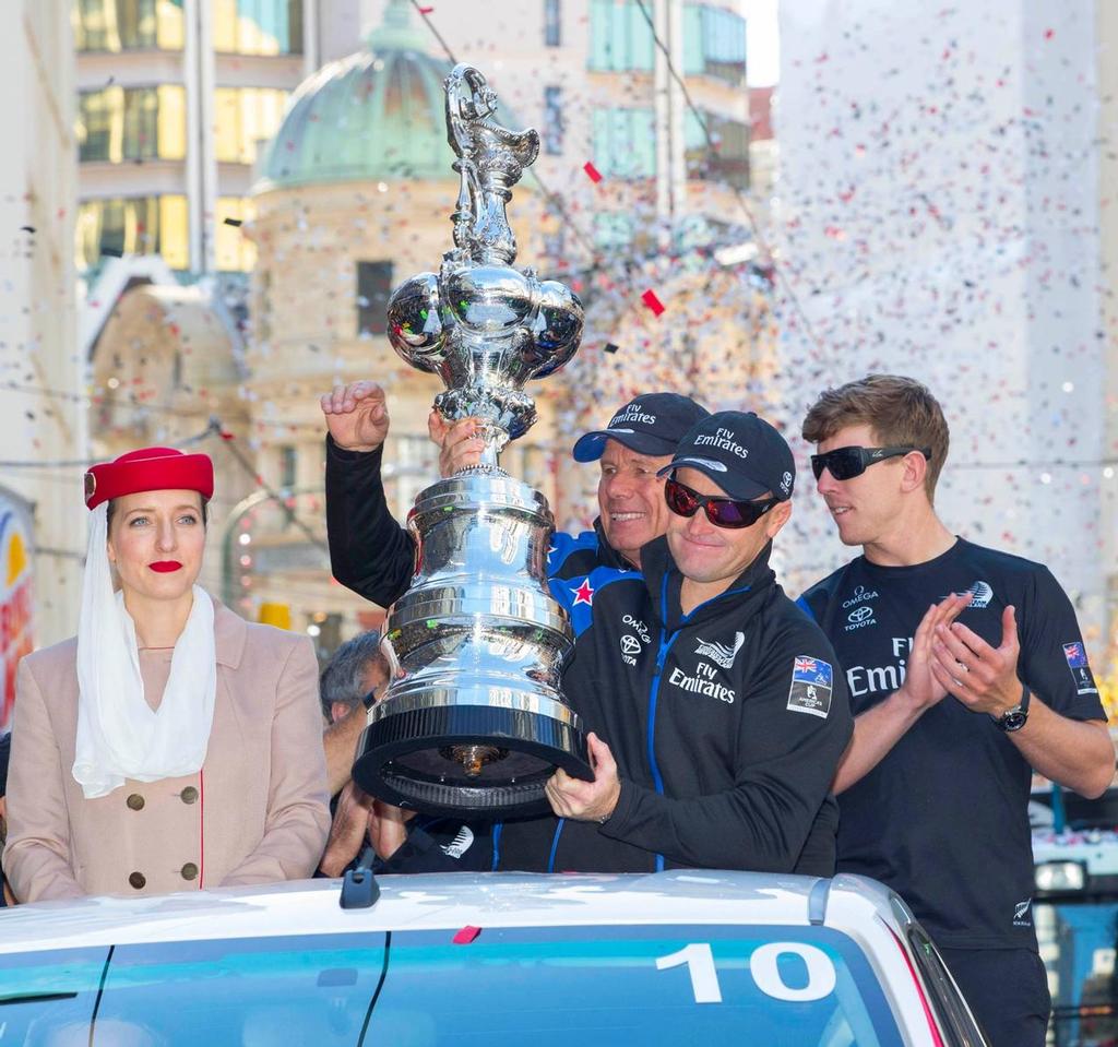 Emirates Team New Zealand Parade in Wellington © Wellington City Council