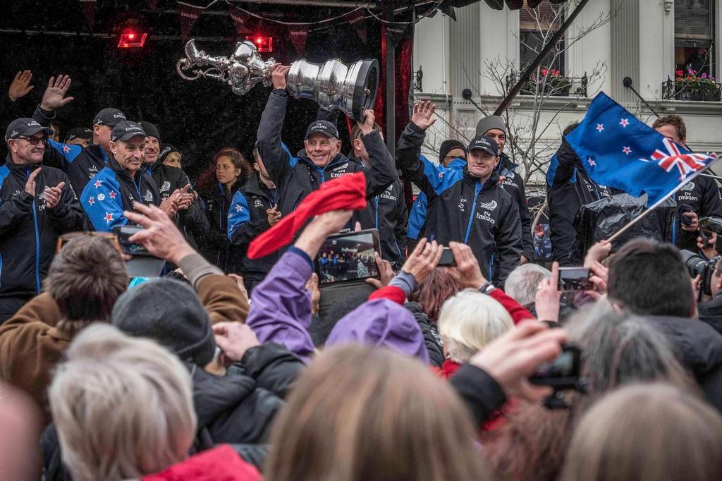 Emirates Team New Zealand parade in Dunedin © Emirates Team New Zealand http://www.etnzblog.com