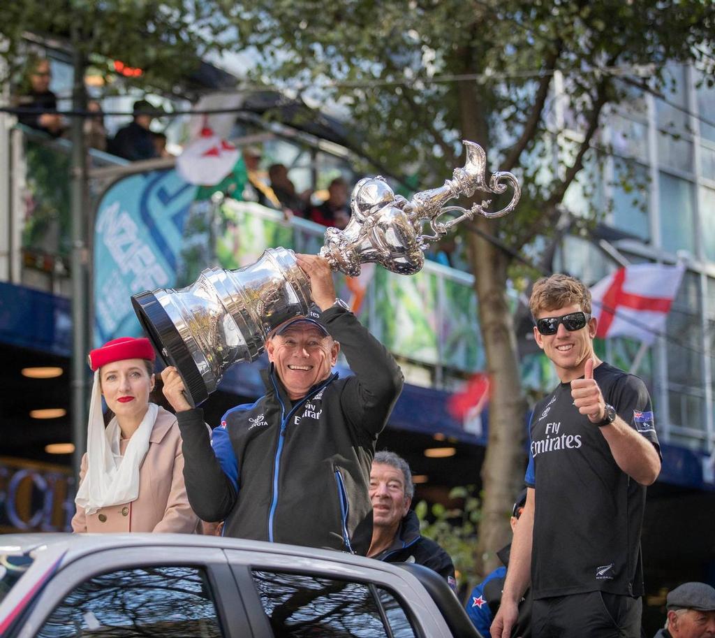 Emirates Team New Zealand Parade in Wellington photo copyright Wellington City Council taken at  and featuring the  class