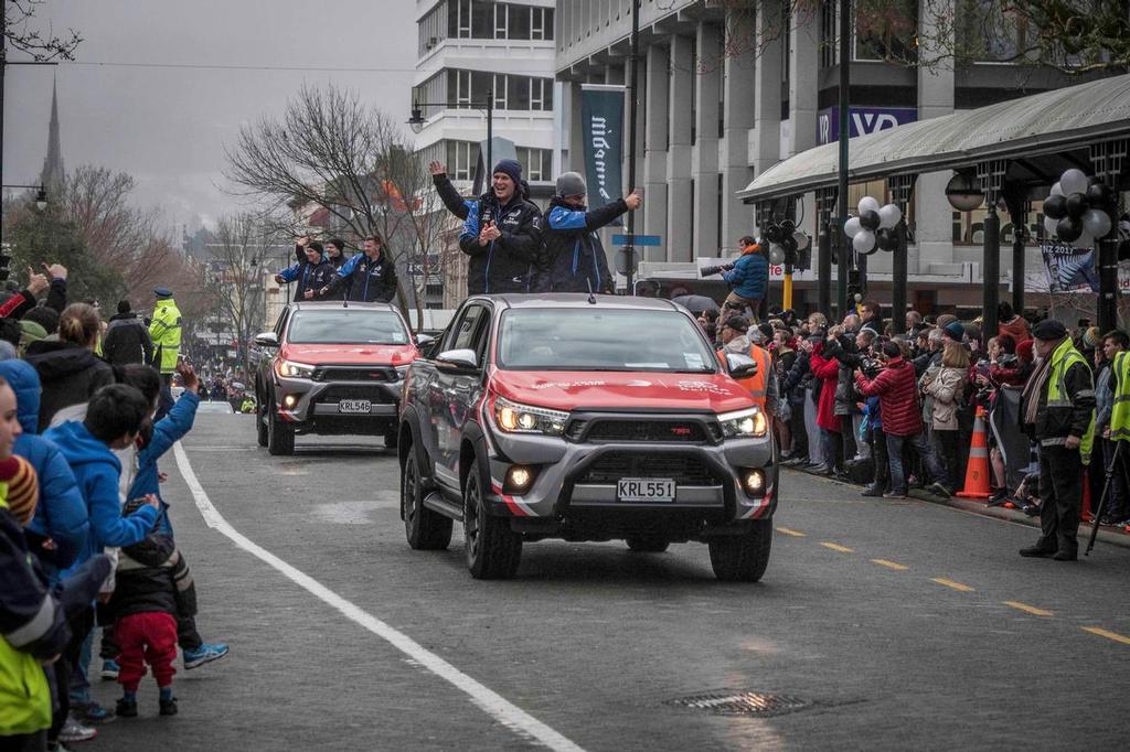  - Emirates Team New Zealand parade in Dunedin © Emirates Team New Zealand http://www.etnzblog.com