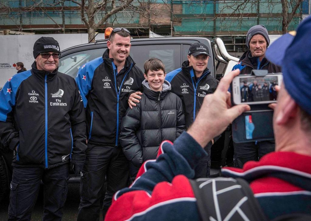 Emirates Team New Zealand parade in Dunedin © Emirates Team New Zealand http://www.etnzblog.com