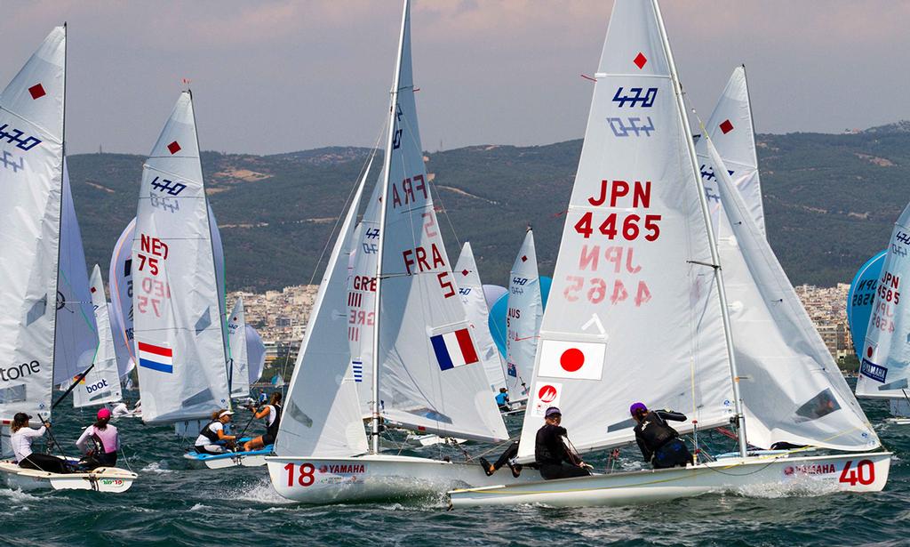 470 Women racing on Day 1 - 470 World Championship 2017 © Nikos Alevromytis http://www.470.org