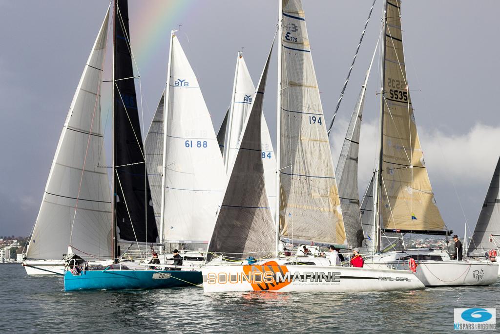 Shorthaul Sports Boat start - SSANZ NZ Rigging 60 © Deb Williams