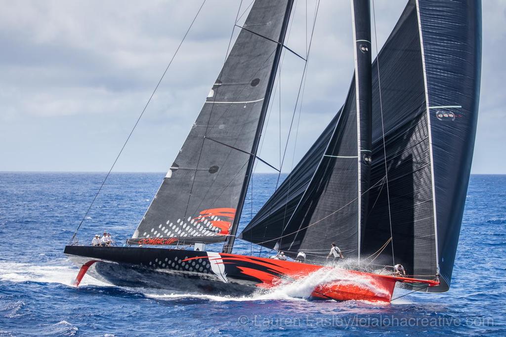 Comanche first monohull to complete the 2017 Transpac photo copyright  Lauren Easley / leialohacreative.com taken at  and featuring the  class