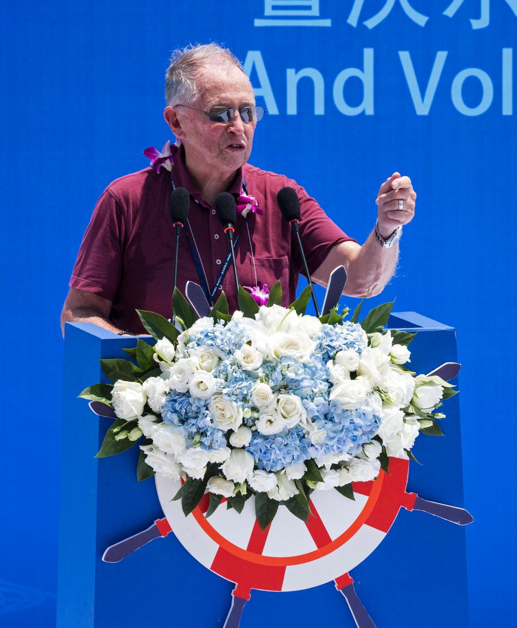 Neil Pryde, Special Consultant, ASAF. Guangzhou Nansha International Sailing Regatta 2017. © Guy Nowell http://www.guynowell.com