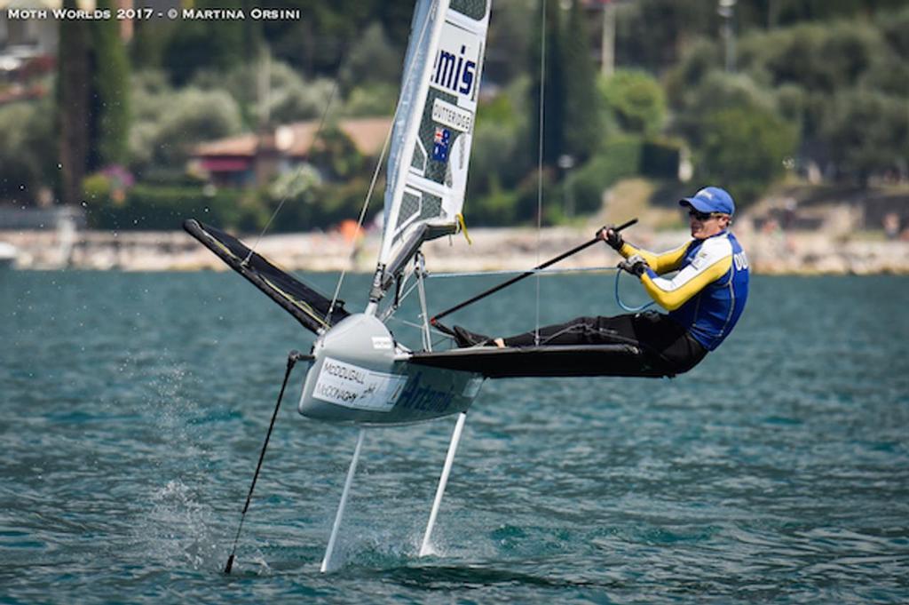 Nathan Outteridge - Day 5 - McDougall + McConaghy Moth Worlds 2017 - photo © Martina Orsini