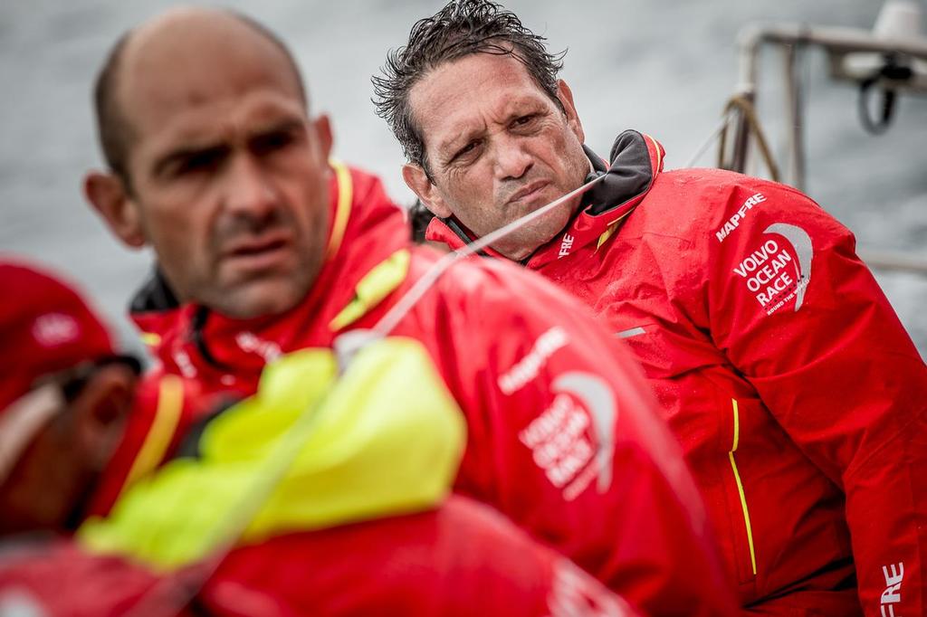 Joan Vila, navigator on board MAPFRE in the Volvo Ocean Race 2017-18 ©  María Muiña / MAPFRE