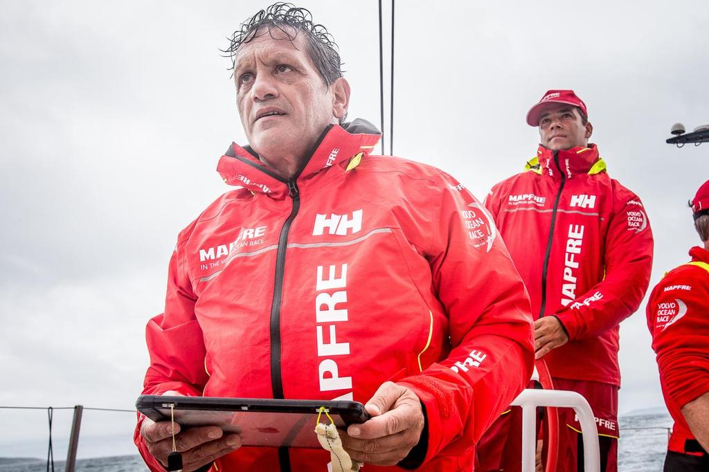 Joan Vila, navigator on board MAPFRE in the Volvo Ocean Race 2017-18 ©  María Muiña / MAPFRE