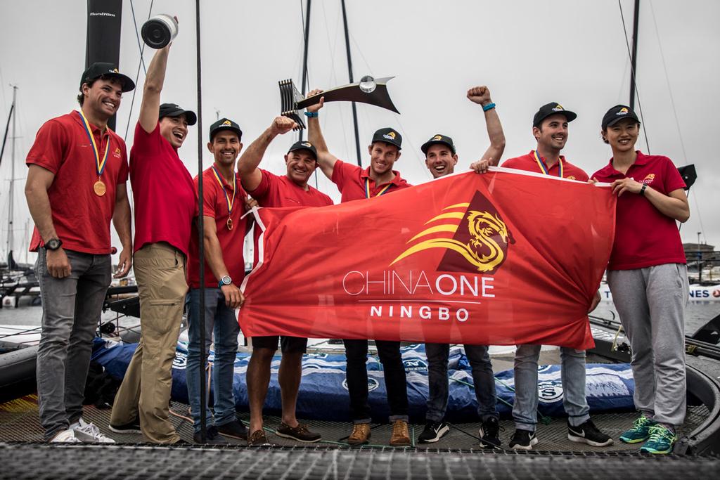 Winners - ChinaOne NINGBO (NZL)  - 2017 M32 World Championship ©  Anton Klock / M32 World