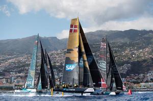 Act 3, Extreme Sailing Series Madeira Islands – Day 2 – Co-skipper of SAP Extreme Sailing Team, Rasmus Køstner is also confident that the Danish-flagged squad can repeat its success in Madeira Islands. photo copyright Lloyd Images http://lloydimagesgallery.photoshelter.com/ taken at  and featuring the  class