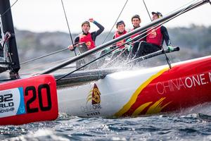 ChinaOne Ningbo sailing team – M32 World Championships photo copyright  Ian Roman / WMRT taken at  and featuring the  class