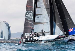 An epic penultimate day of Act 4 - Extreme Sailing Series 2017 photo copyright Lloyd Images http://lloydimagesgallery.photoshelter.com/ taken at  and featuring the  class