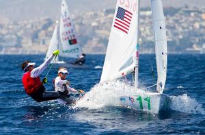 Max ANKER/Leyton BORCHERDING (USA) - 2017 420 Open European Championships photo copyright Nikos Alevromytis http://www.470.org taken at  and featuring the  class