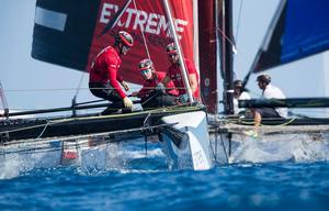 An epic penultimate day of Act 4 - Extreme Sailing Series 2017 photo copyright Lloyd Images http://lloydimagesgallery.photoshelter.com/ taken at  and featuring the  class