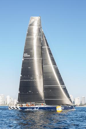Black Jack crosses the finish line – Land Rover Sydney Gold Coast Race photo copyright Ross MacDonald taken at  and featuring the  class