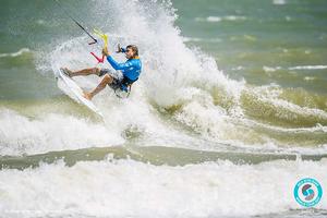 Day 3 – One of the most improved riders on tour this year, Camille Delannoy from France is also through the quarters - GKA Kite-Surf World Tour photo copyright  Ydwer van der Heide taken at  and featuring the  class