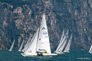 Soling European Championship Riva del Garda photo copyright  Elena Giolai/Fraglia Vela Riva taken at  and featuring the  class