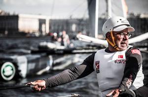 2015 Extreme Sailing Series Act 6, Saint Petersburg - Day 1 - Mitch Booth photo copyright Lloyd Images http://lloydimagesgallery.photoshelter.com/ taken at  and featuring the  class