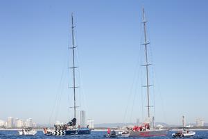 Near-sister ships side be side – Land Rover Sydney Gold Coast Race photo copyright Ross MacDonald taken at  and featuring the  class