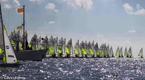 Start 2017 RS Feva Worlds image by Gavin Kemp photo copyright SW taken at  and featuring the  class