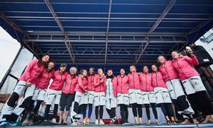 Tutima girls celebrate their win in today's race - Dr Irena Eris ORC European Championship Gdansk photo copyright  Robert Hajduk taken at  and featuring the  class