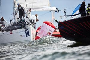 Forte trying to get off the top mark - Dr Irena Eris ORC European Championship Gdansk photo copyright  Robert Hajduk taken at  and featuring the  class