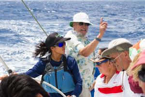 Bill Lee offers advice to junior sailors on Merlin - Transpac photo copyright Betsy Crowfoot/Ultimate Sailing taken at  and featuring the  class