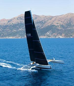 Mighty Merloe will approach Oahu shortly and finish in record time at Diamond Head photo copyright  Sharon Green / Ultimate Sailing taken at  and featuring the  class