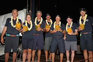 Its a long way from the Solent for the Zephyr crew - but worth it. - 2017 Transpac Race photo copyright Dave Livingston / TPYC taken at  and featuring the  class