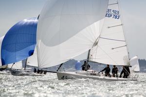 2017 J/80 World Championship - Day 1 photo copyright Paul Wyeth taken at  and featuring the  class