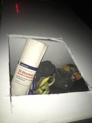 The water tank was used for the patch material - 2017 Transpac Race photo copyright Dobbs Davis / TPYC taken at  and featuring the  class