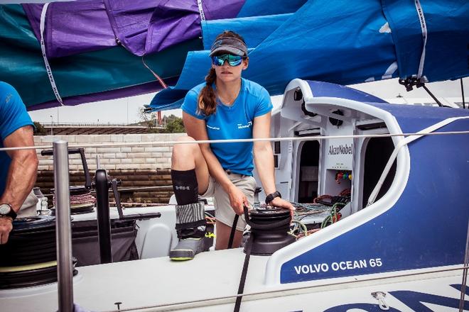 Brazil's Olympic gold medallist Martine Grael – Volvo Ocean Race ©  Amalia Infante / Volvo Ocean Race