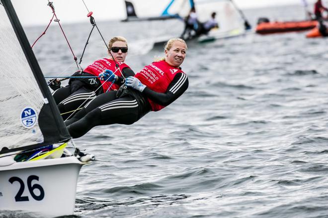 Roble and Shea, 49erFX - Aarhus Sailing Week 2017  ©  Jesus Renedo / Sailing Energy http://www.sailingenergy.com/