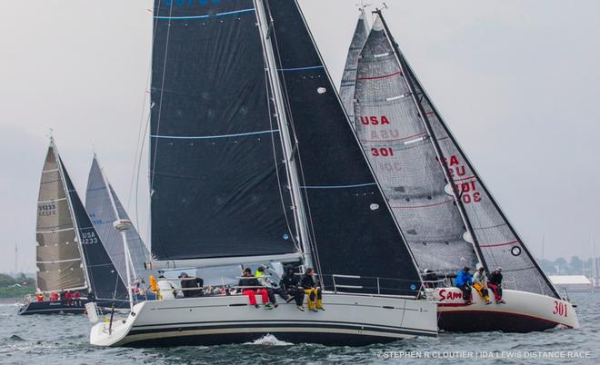 Ida Lewis Distance Race fleet ©  Stephen Cloutier