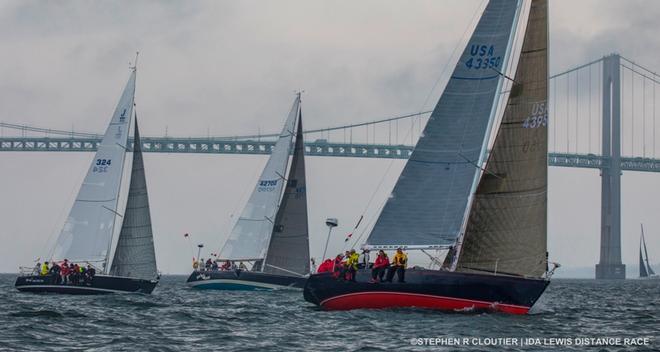 Ida Lewis Distance Race fleet ©  Stephen Cloutier