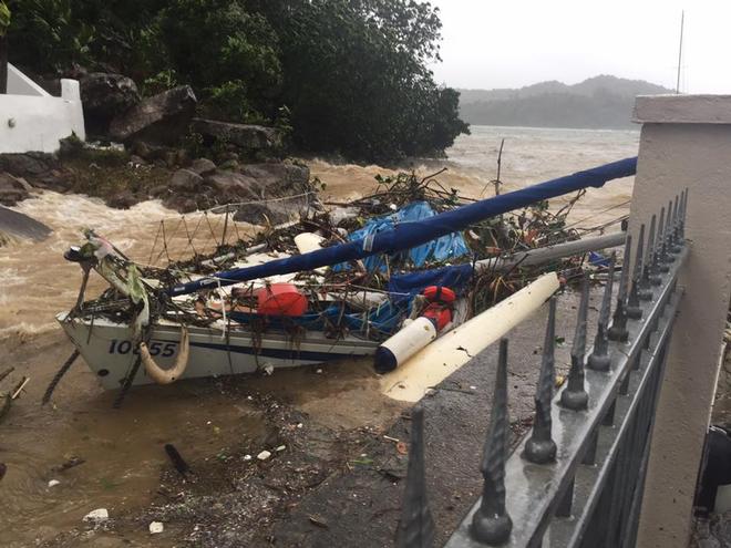 Pak Sha Wan, the aftermath of Typhoon Hato © Steve Pheby