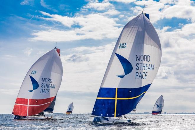 Cape Crow Yacht Club (Team Sweden) leads the charge – Nord Stream Race ©  Lars Wehrmann / Nord Stream Race