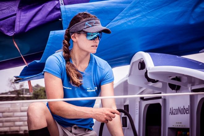 Brazil's Olympic gold medallist Martine Grael – Volvo Ocean Race ©  Amalia Infante / Volvo Ocean Race