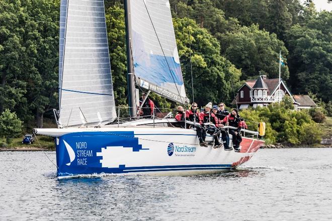 Frederikshavn Sejlklub (Team Denmark) cruises through the Swedish archipelago en route to the finish – Nord Stream Race ©  Lars Wehrmann / Nord Stream Race