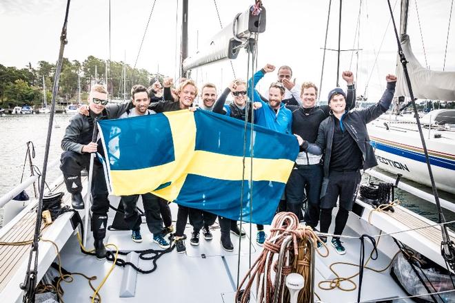 Victorious on Leg 2 - Cape Crow Yacht Club (Team Sweden) – Nord Stream Race ©  Lars Wehrmann / Nord Stream Race