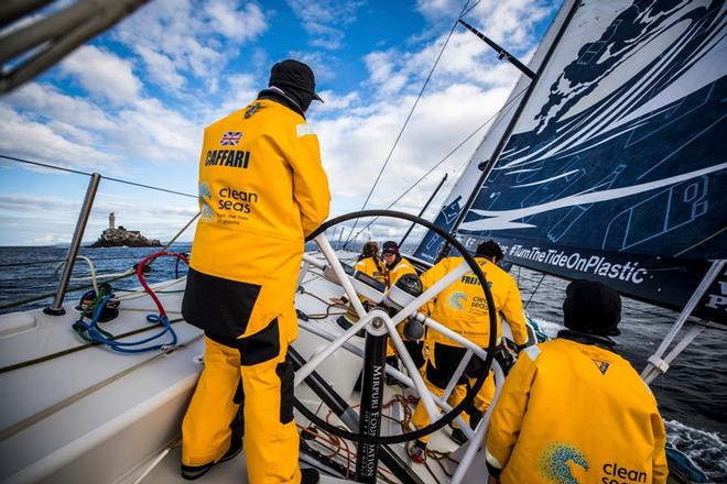 Leg Zero, Rolex Fastnet Race on board Turn the Tide on Plastic ©  Jen Edney / Volvo Ocean Race