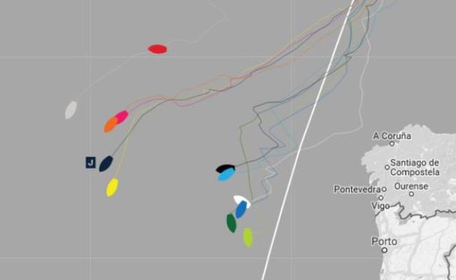 Current positions – Day 6, Race 1 – Clipper Round the World Yacht Race © Clipper Ventures