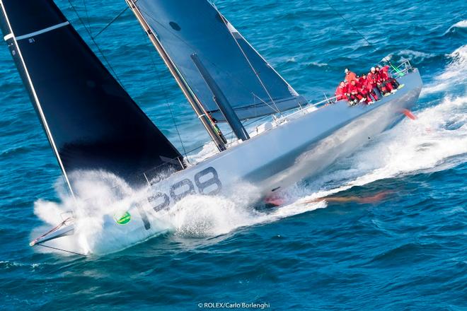 Day 1 – The fleet approaching the Fastnet Rock – Rolex Fastnet Race ©  Rolex / Carlo Borlenghi http://www.carloborlenghi.net