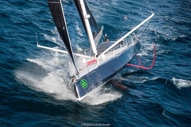 Day 1 – The fleet approaching the Fastnet Rock – Rolex Fastnet Race ©  Rolex / Carlo Borlenghi http://www.carloborlenghi.net