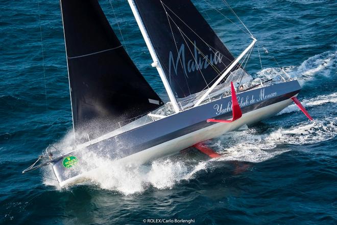 Day 1 – The fleet approaching the Fastnet Rock – Rolex Fastnet Race ©  Rolex / Carlo Borlenghi http://www.carloborlenghi.net