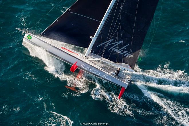 Day 1 – The fleet approaching the Fastnet Rock – Rolex Fastnet Race ©  Rolex / Carlo Borlenghi http://www.carloborlenghi.net