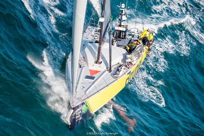 Day 1 – The fleet approaching the Fastnet Rock – Rolex Fastnet Race ©  Rolex / Carlo Borlenghi http://www.carloborlenghi.net