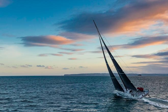 Day 1 – The fleet approaching the Fastnet Rock – Rolex Fastnet Race ©  Rolex / Carlo Borlenghi http://www.carloborlenghi.net