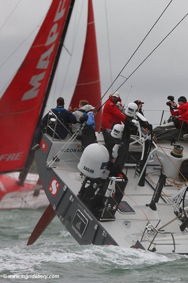 Volvo Ocean Race fleet – Lendy Cowes Week ©  Ingrid Abery